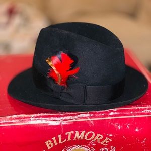 Biltmore Canadian Suede Fedora Hat bdf0829